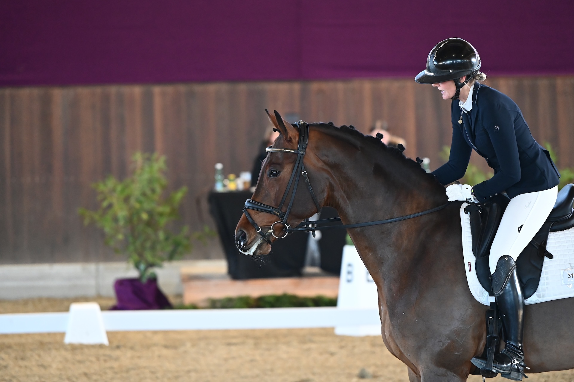 Nina Luisa Höck im Dressursattel